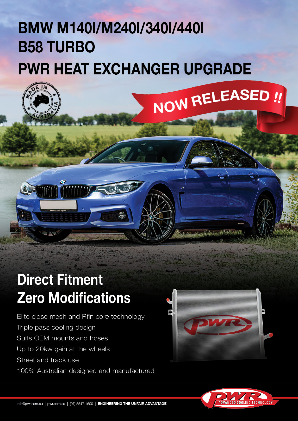 PWR BMW M1 M2 340i 440i PWR BMW M140i M240i 340i 440i